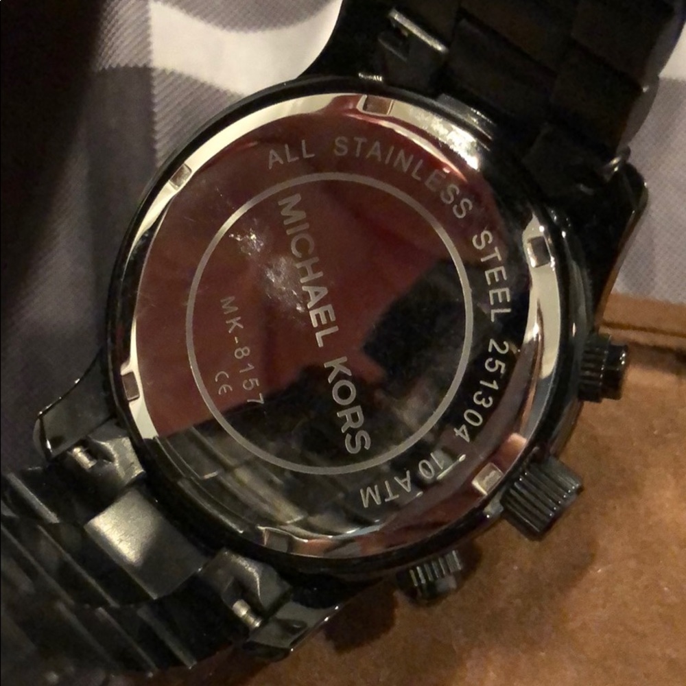 Michael Kors Black Chronograph Watch - Picture 3 of 3